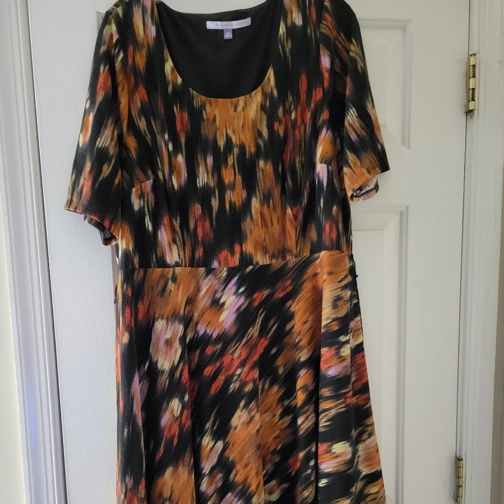 Asymmetrical Fall Print Dress